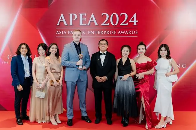 The Finest Future team on the red carpet at APEA 2024